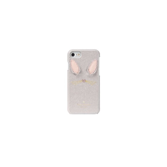 Kate Spade 'Bunny Applique' Snap Case For iPhone 7 & iPhone 8 - Picture 1 of 6